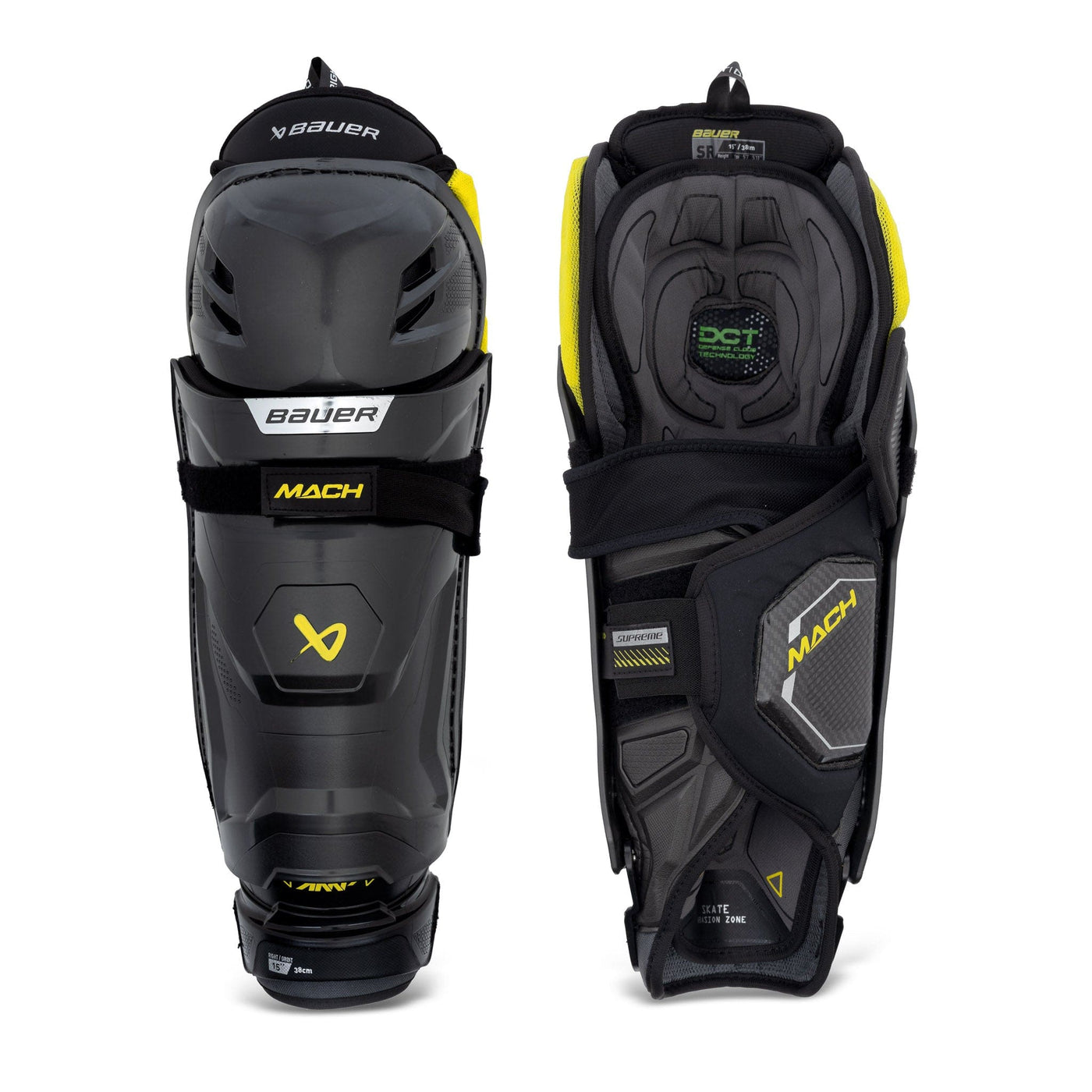 Bauer Supreme Mach Senior Hockey Shin Guards - The Hockey Shop Source For Sports