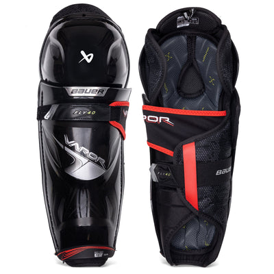 Bauer Vapor Fly40 Intermediate Hockey Shin Guards - TheHockeyShop.com