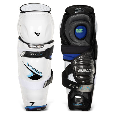 Bauer Vapor FlyLite Intermediate Hockey Shin Guards - TheHockeyShop.com