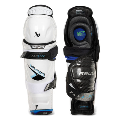 Bauer Vapor FlyLite Junior Hockey Shin Guards - TheHockeyShop.com