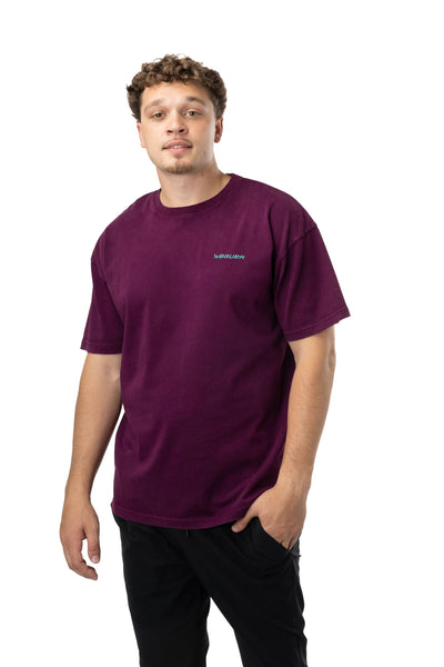 Bauer Acidwash Shortsleeve Shirt - Purple - TheHockeyShop.com