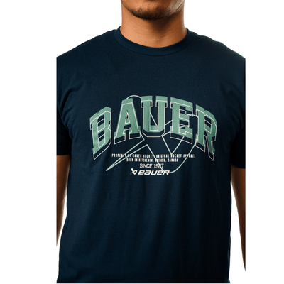 Bauer Collegiate Shortsleeve Mens Shirt - TheHockeyShop.com