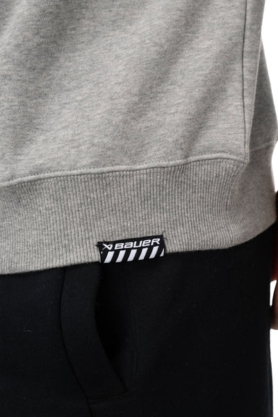 Bauer Core Crew Longsleeve Shirt - Grey - TheHockeyShop.com