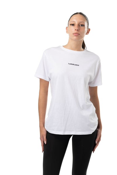 Bauer Core Shortsleeve Shirt - White - TheHockeyShop.com