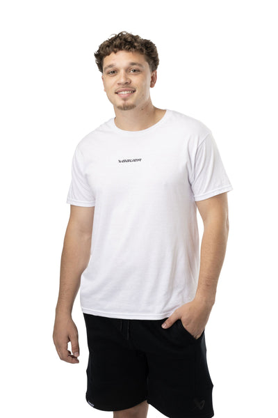 Bauer Core Shortsleeve Shirt - White - TheHockeyShop.com