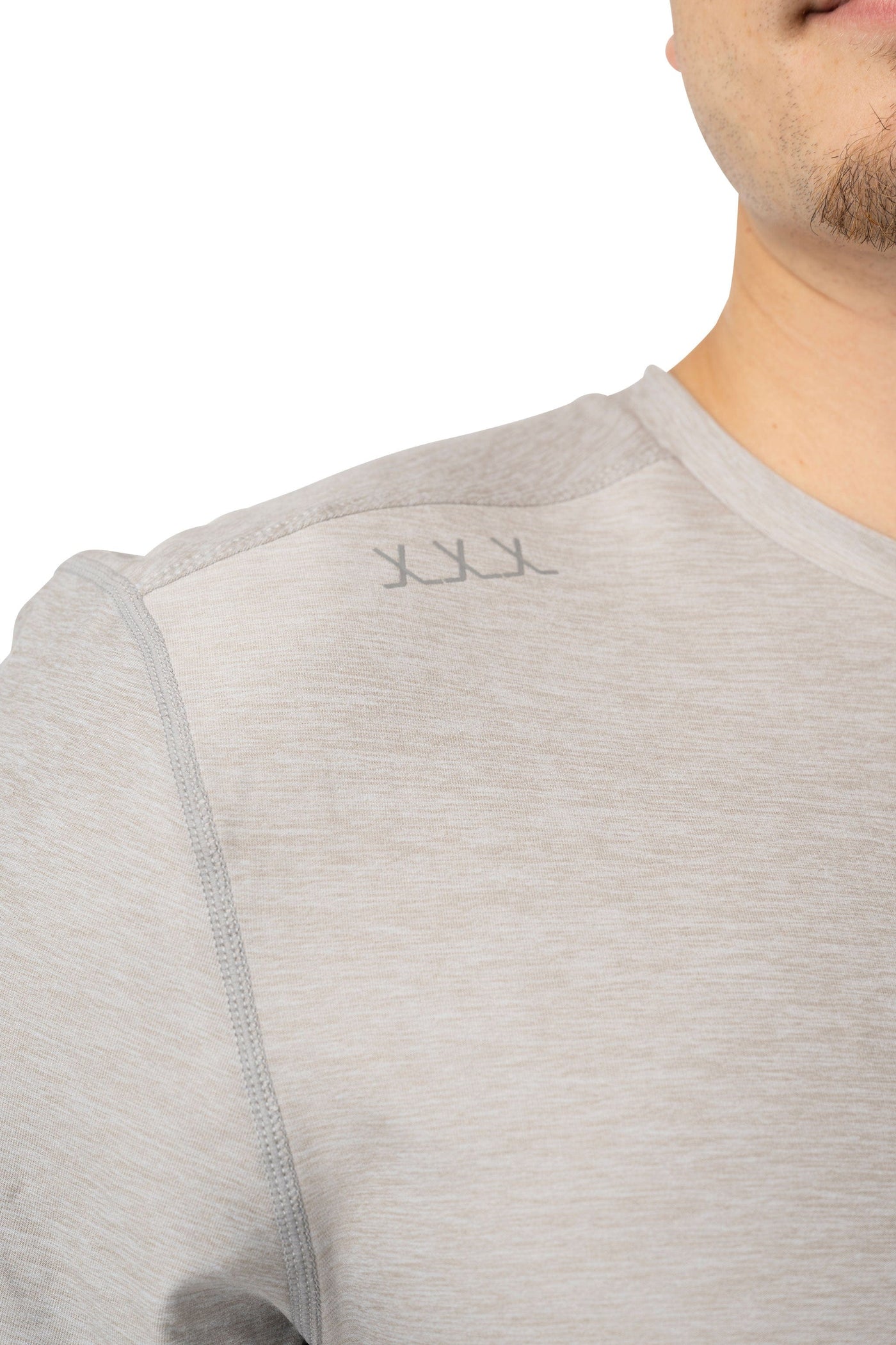 Bauer FLC Tech Shortsleeve Shirt - Light Grey - TheHockeyShop.com