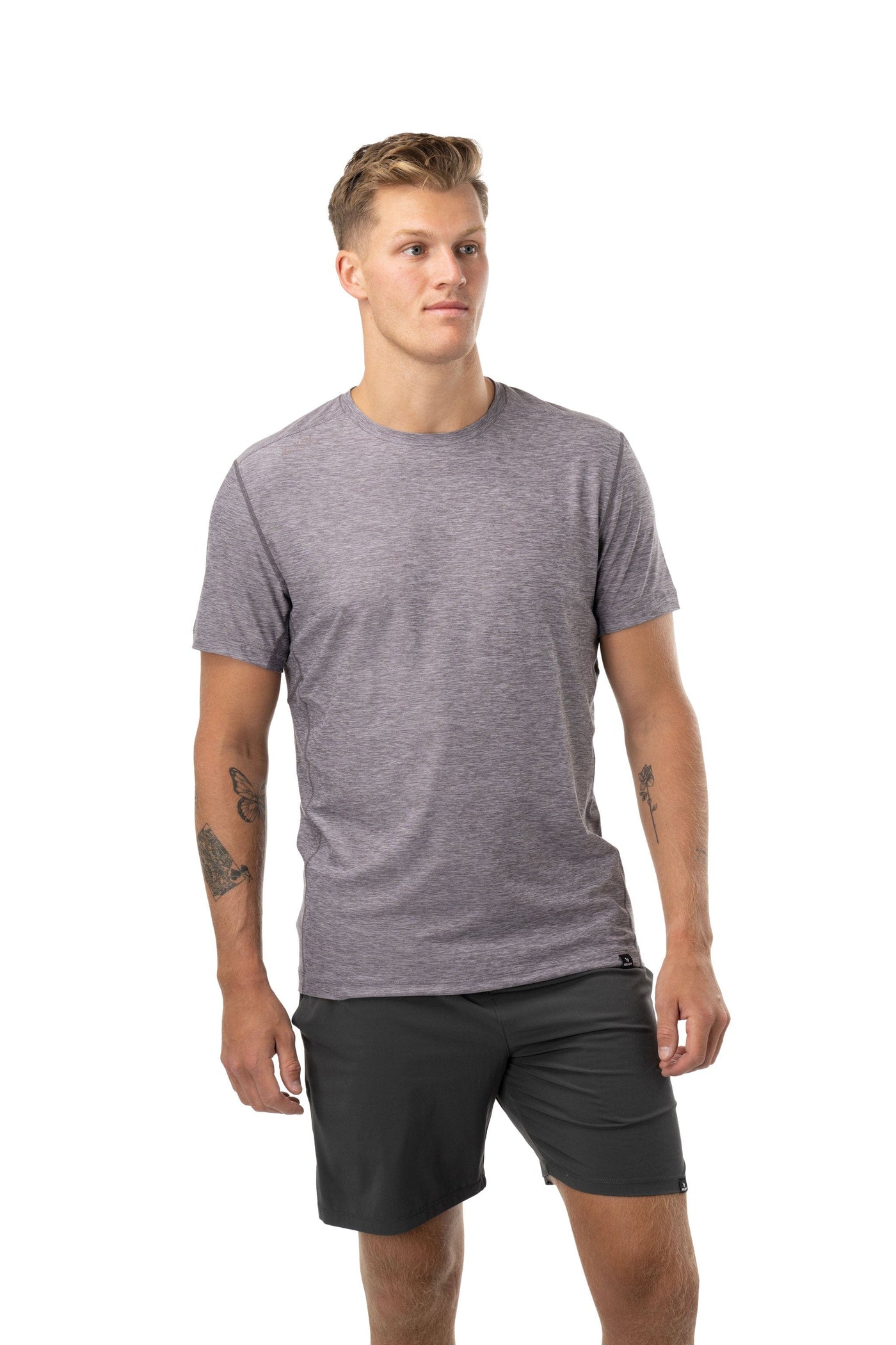 Bauer FLC Tech Shortsleeve Shirt - Shark - TheHockeyShop.com