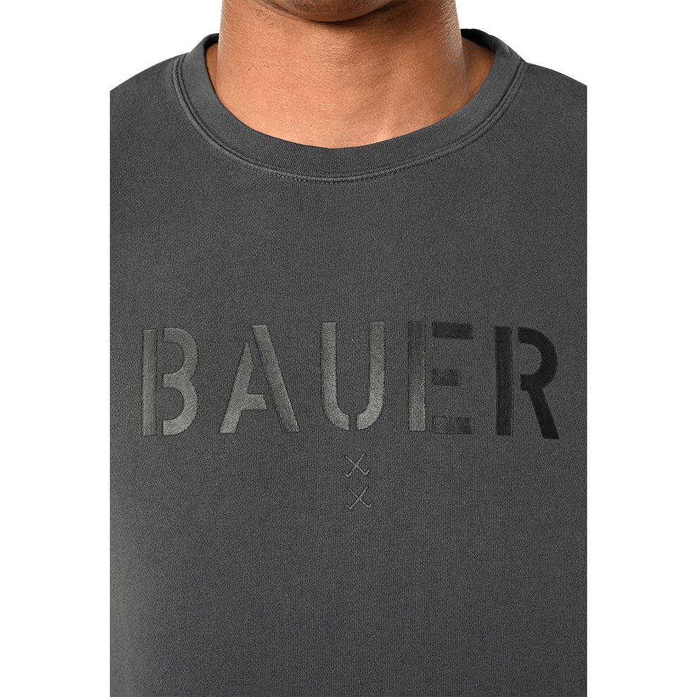 Bauer Fragment Mens Crew Shirt - Grey - The Hockey Shop Source For Sports