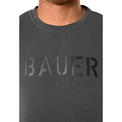 Bauer Fragment Mens Crew Shirt - Grey - The Hockey Shop Source For Sports