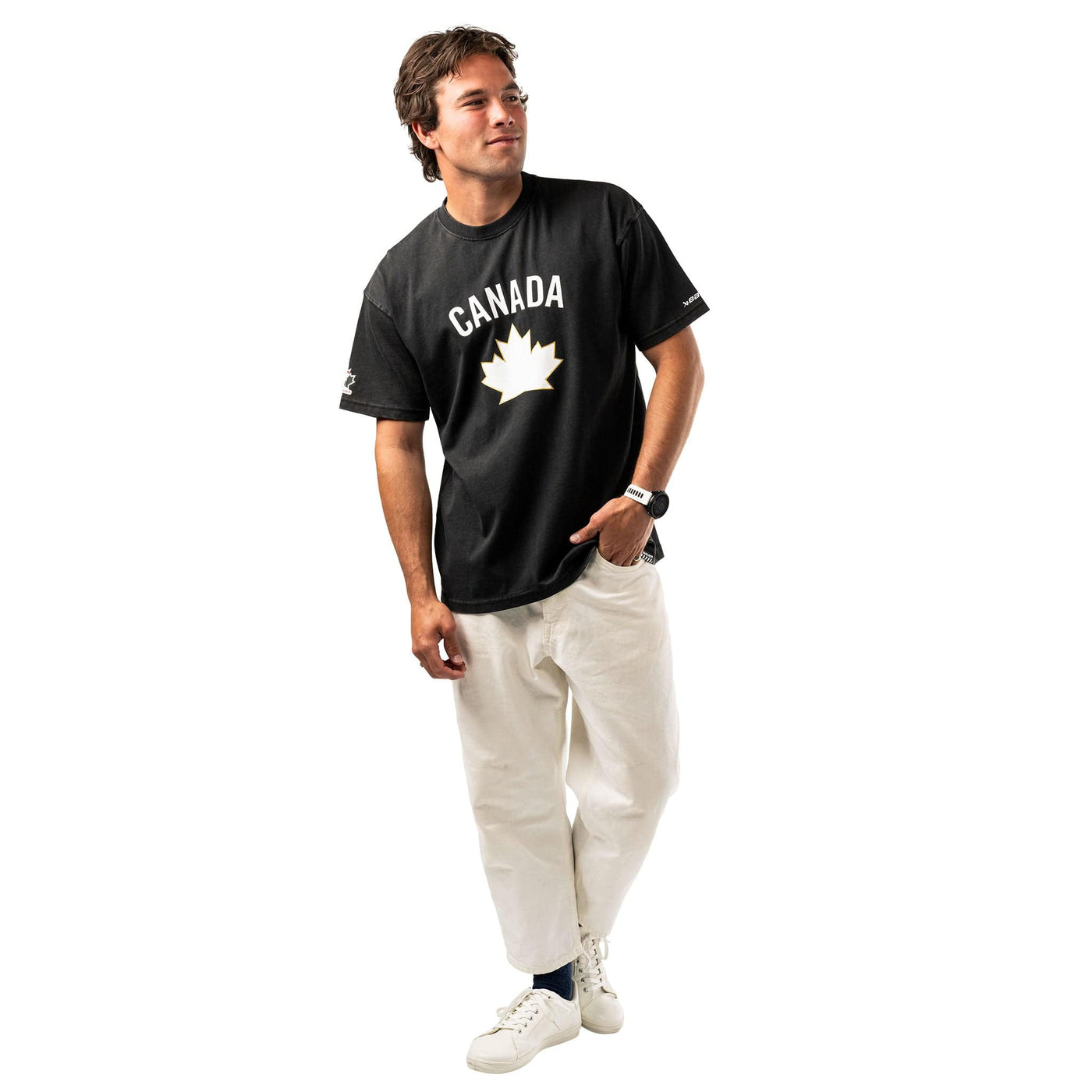 Bauer Hockey Canada Boxy Shortsleeve Shirt - Black - TheHockeyShop.com
