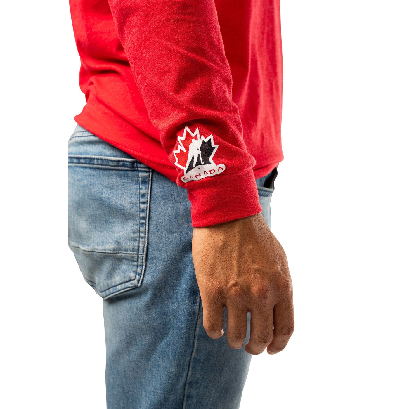Bauer Hockey Canada Graphic Longsleeve Shirt - Red - TheHockeyShop.com