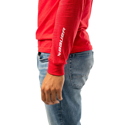 Bauer Hockey Canada Graphic Longsleeve Shirt - Red - TheHockeyShop.com