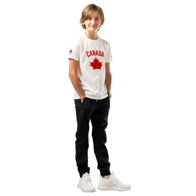 Bauer Hockey Canada Graphic Shortsleeve Youth Shirt - White - TheHockeyShop.com
