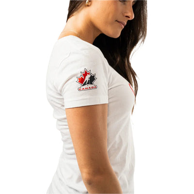 Bauer Hockey Canada Womens Graphic Shortsleeve Shirt - White - TheHockeyShop.com