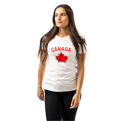 Bauer Hockey Canada Womens Graphic Shortsleeve Shirt - White - TheHockeyShop.com
