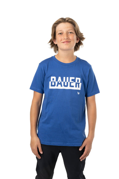 Bauer Hockey Department Shortsleeve Shirt Junior - Blue - TheHockeyShop.com
