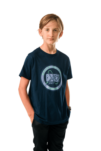 Bauer Hockey Rink Youth Shortsleeve Shirt - Dark Navy - TheHockeyShop.com