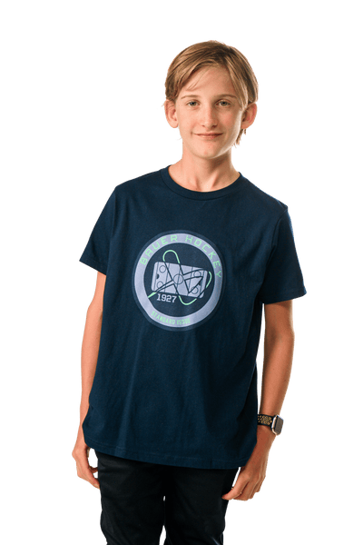 Bauer Hockey Rink Youth Shortsleeve Shirt - Dark Navy - TheHockeyShop.com