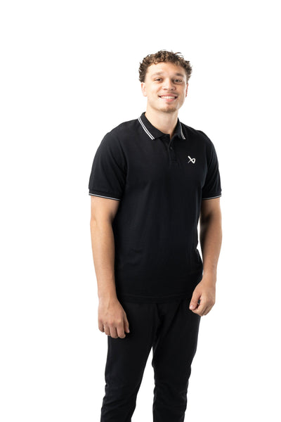 Bauer Pique Polo - Black - TheHockeyShop.com