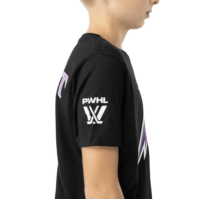 Bauer PWHL Graphic Shortsleeve Junior Shirt - Minnesota Frost - TheHockeyShop.com