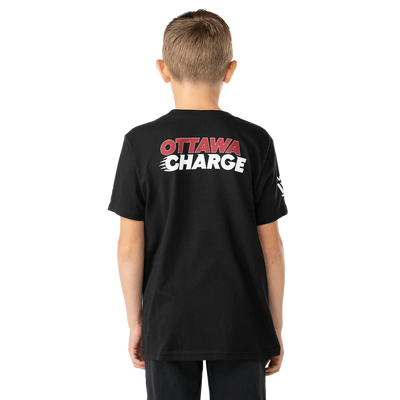 Bauer PWHL Graphic Shortsleeve Junior Shirt - Ottawa Charge - TheHockeyShop.com