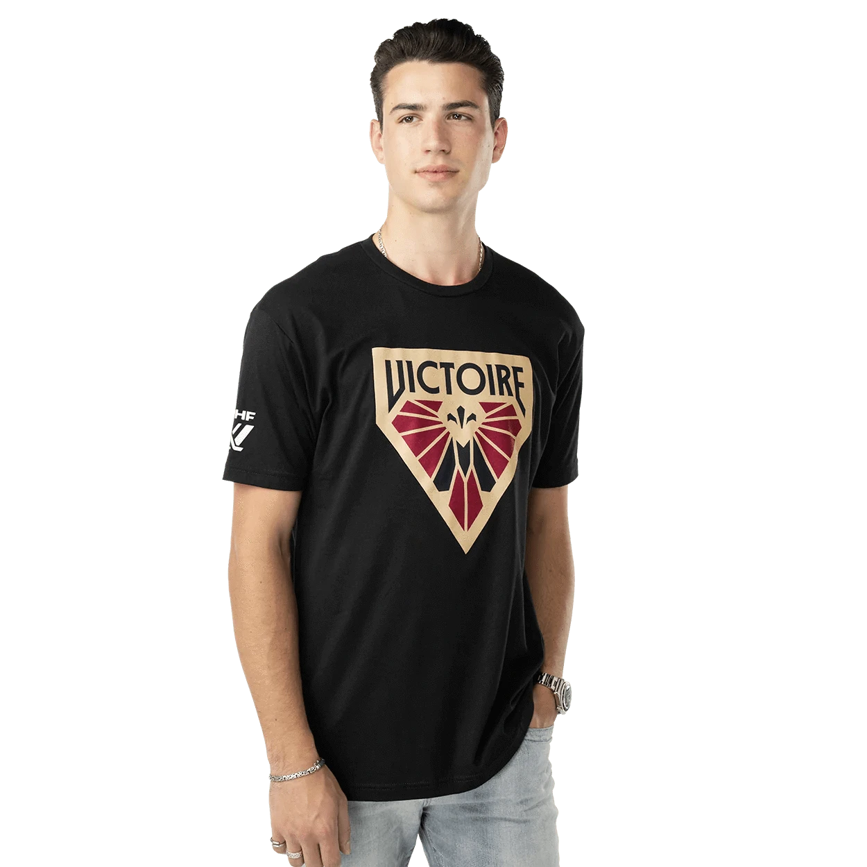 Bauer PWHL Graphic Shortsleeve Senior Shirt - Montreal Victoire - TheHockeyShop.com