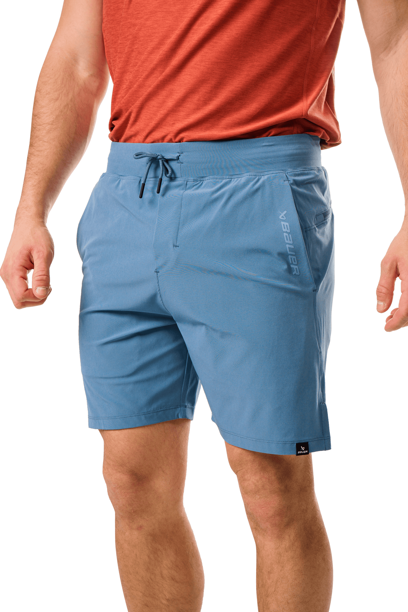 Bauer FLC Training Shorts - Blue Haze - TheHockeyShop.com