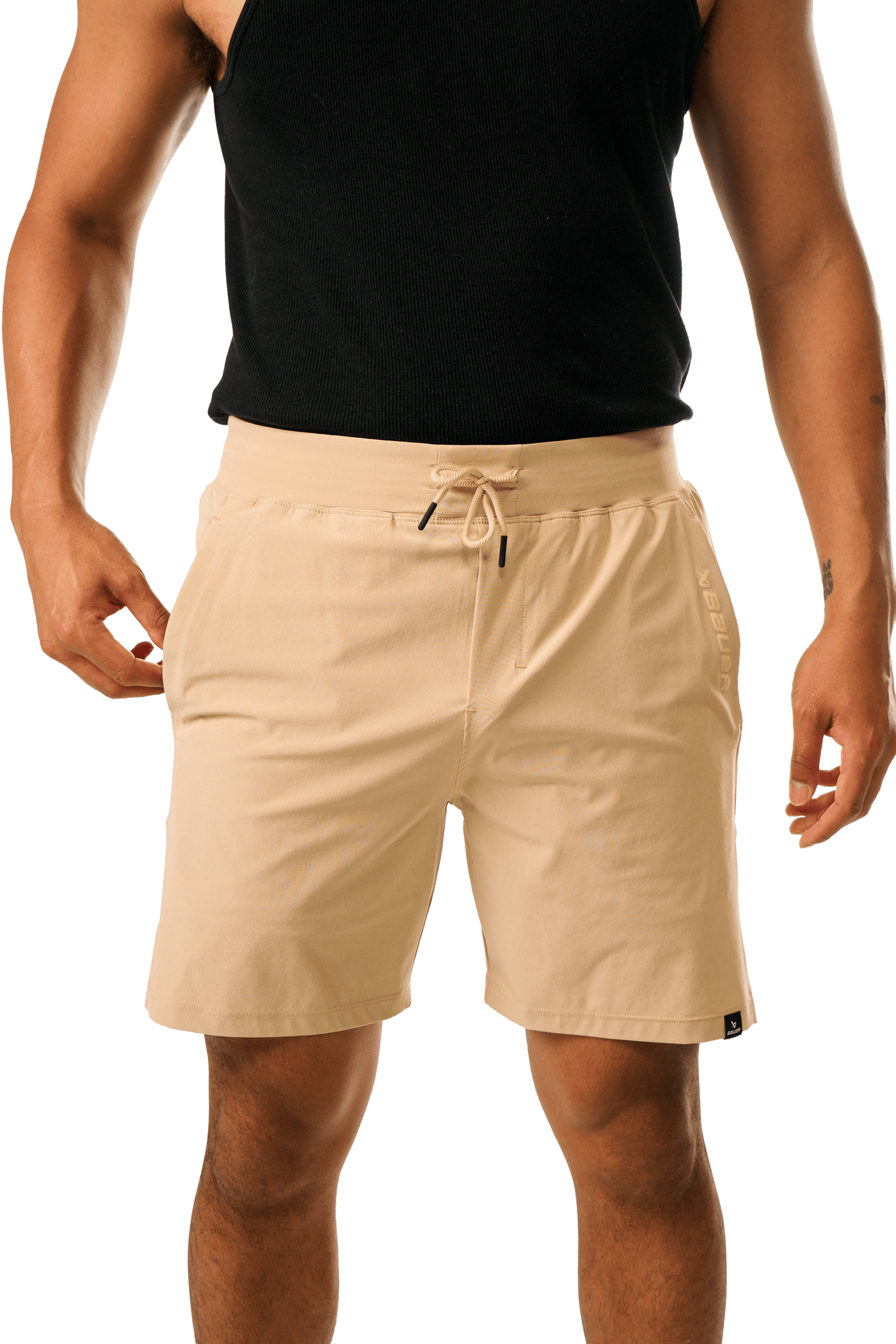 Bauer FLC Training Shorts - Ginger - TheHockeyShop.com