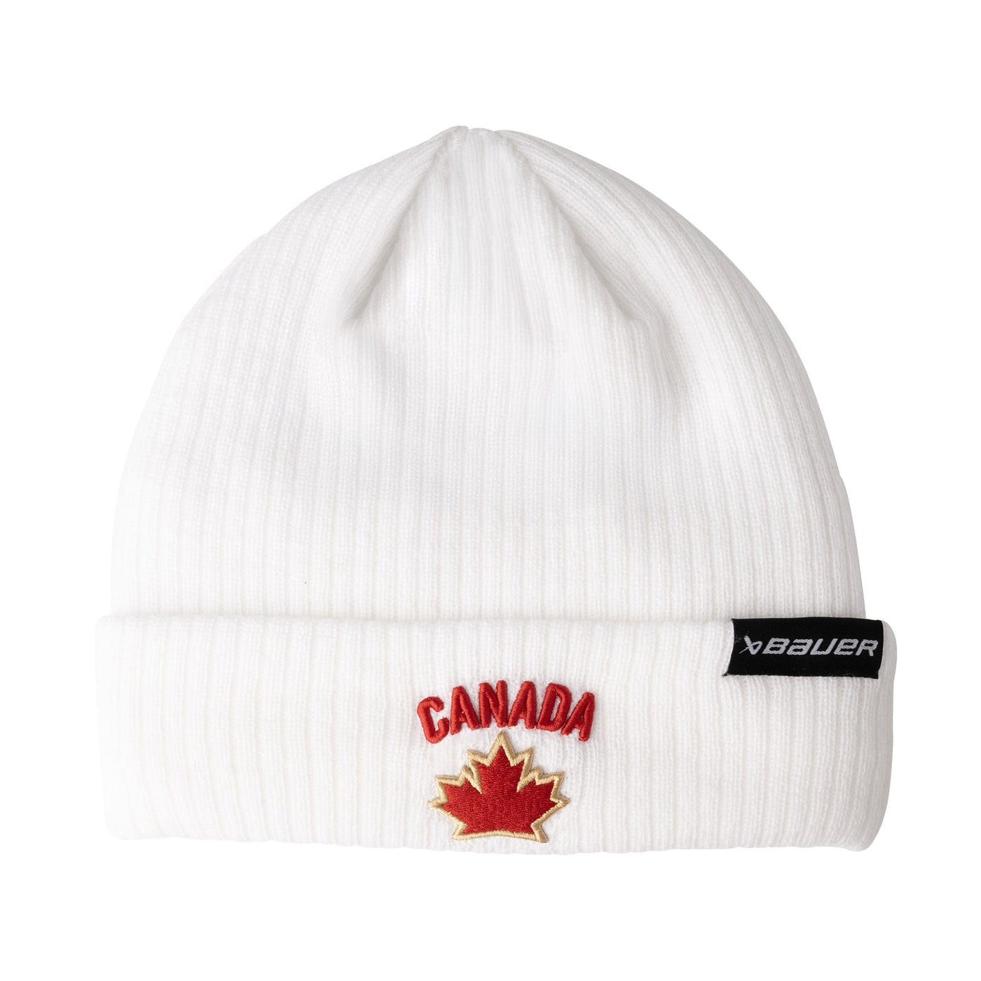 Bauer, Bauer Hockey, Hockey Canada, Ribbed Toque, Bauer Ribbed Toque, Bauer Hockey Canada Ribbed Toque, Hockey Canada Ribbed Toque, Team Canada, Team Canada Ribbed Toque, Bauer Team Canada, Hockey Canada Apparel, Team Canada Apparel