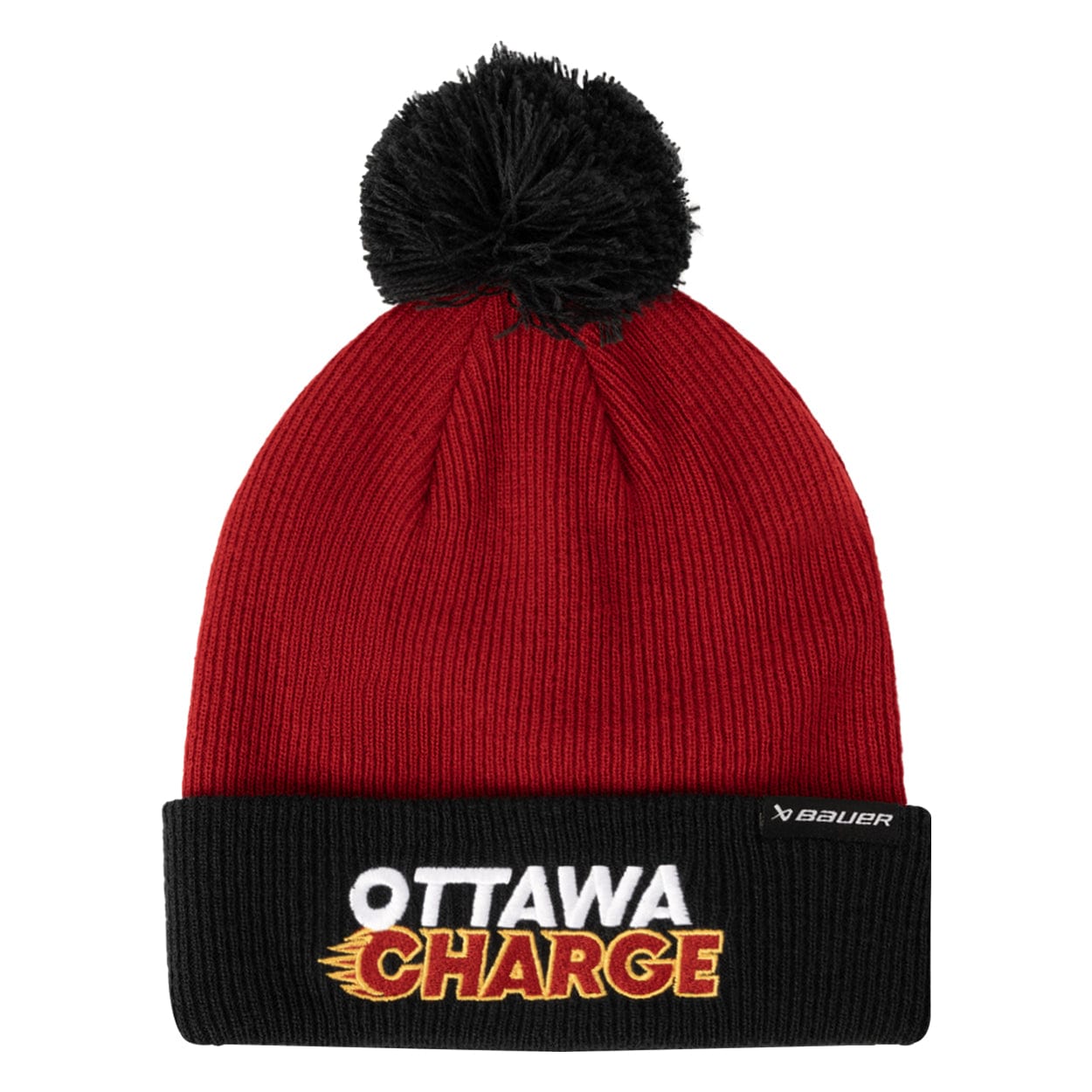 Bauer PWHL Knit Pom Toque Ottawa - TheHockeyShop.com