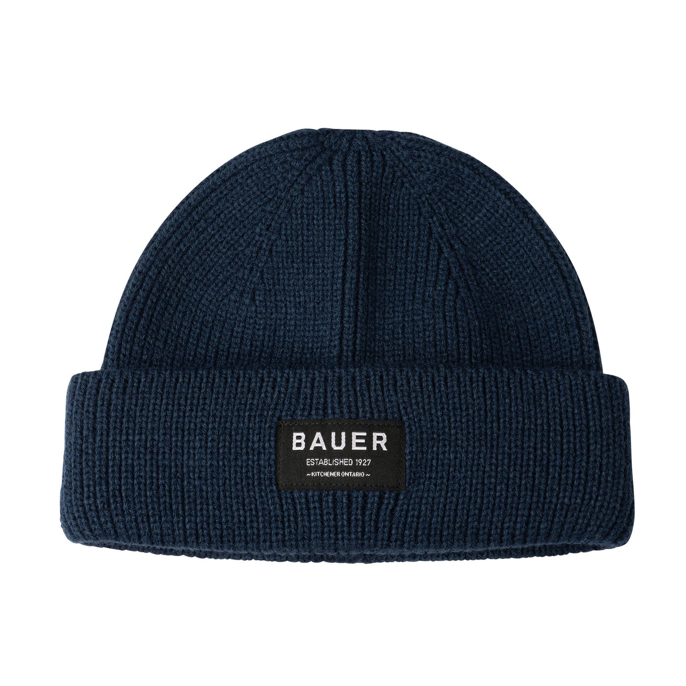 Bauer Ribbed Fisherman Beanie - Blue - TheHockeyShop.com
