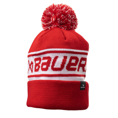 S24 Bauer Team Ribbed Pom Toque - TheHockeyShop.com