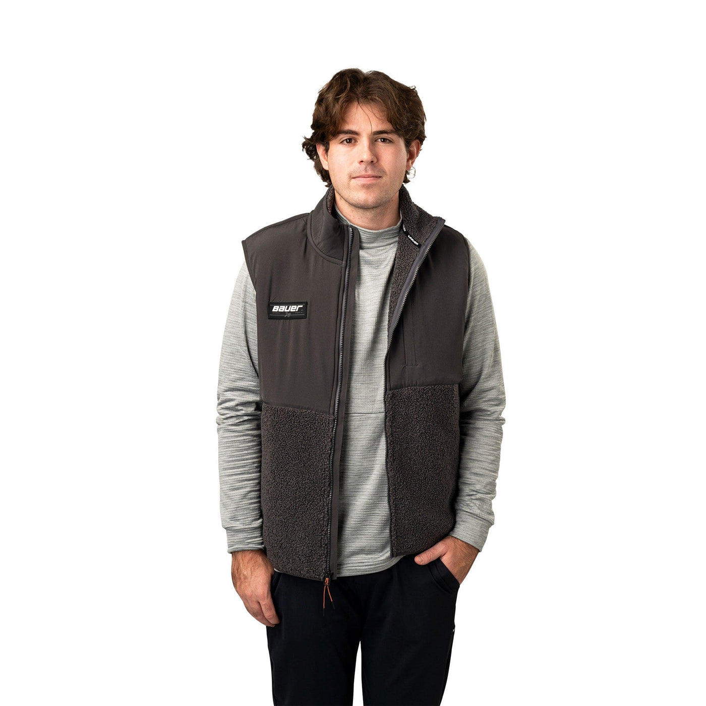 Bauer Sherpa Vest - Dark Grey - TheHockeyShop.com