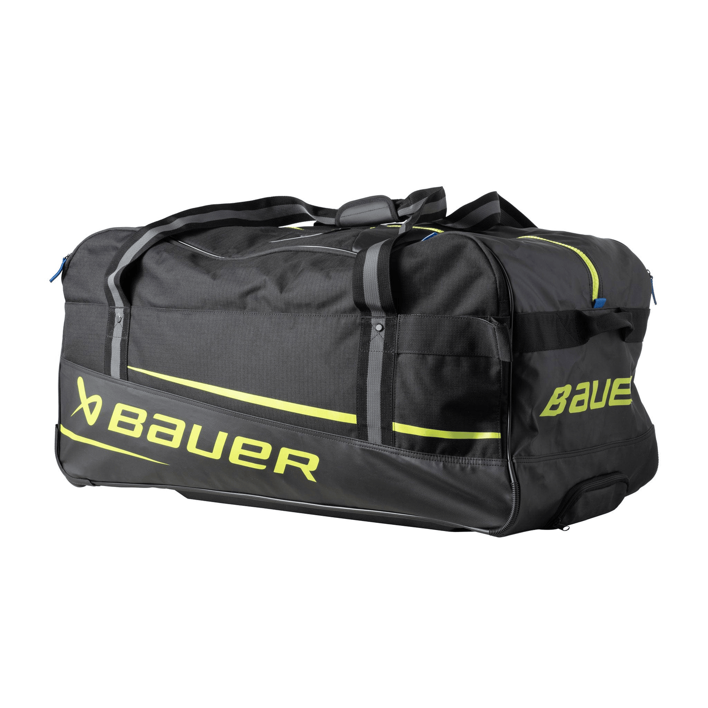 Bauer Wheeled Hockey Bags Bauer Premium Junior Wheel Hockey Bag - 2024 Black / Wheeled - TheHockeyShop