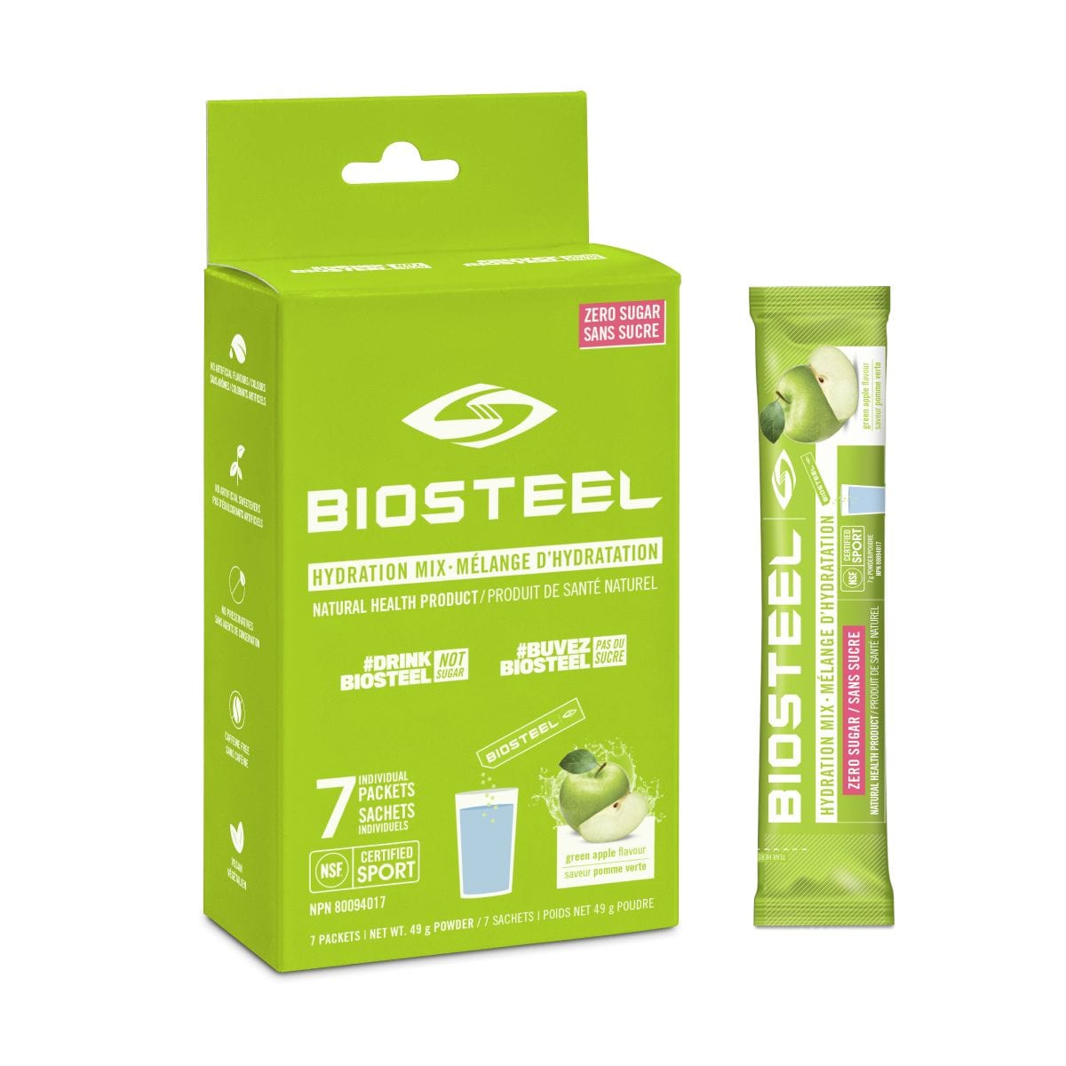BioSteel High Performance Sports Mix - Green Apple (7ct) - The Hockey Shop Source For Sports