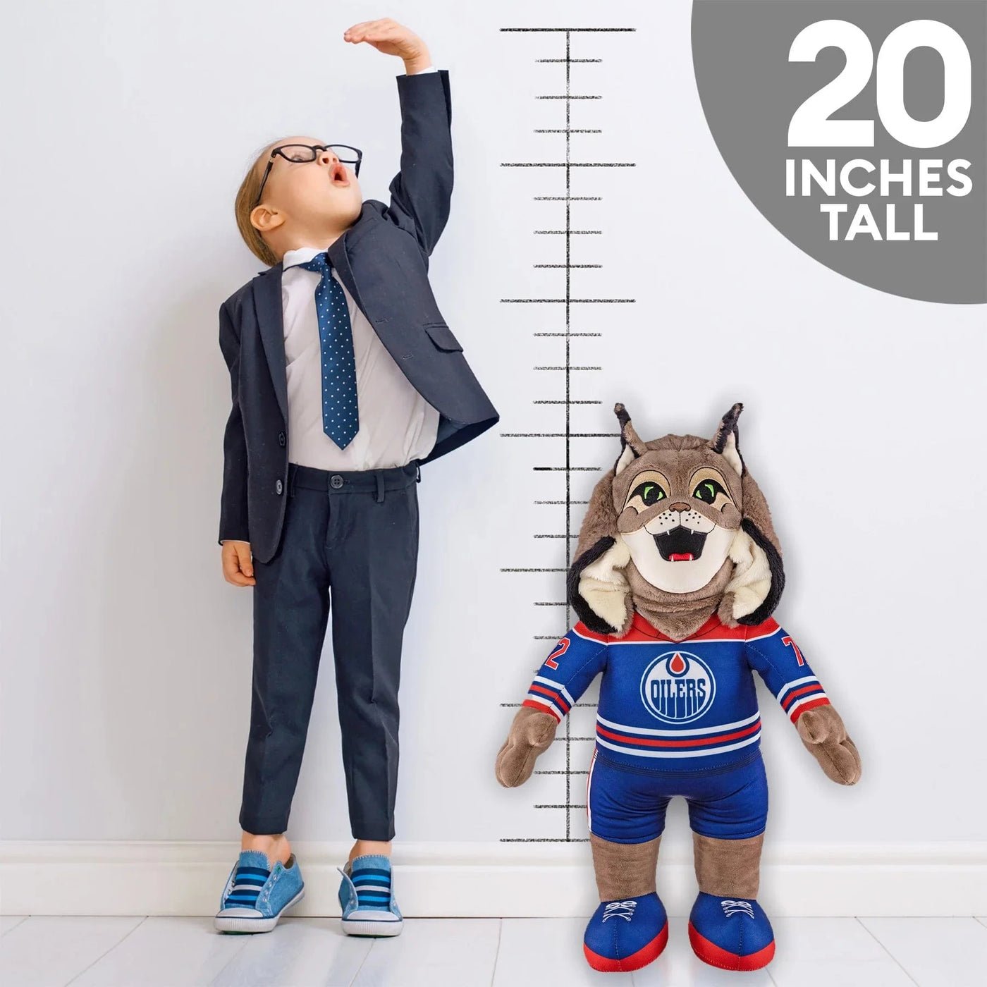 Bleacher Creatures Jumbo Mascot Plush Figure - Edmonton Oilers Hunter - TheHockeyShop.com