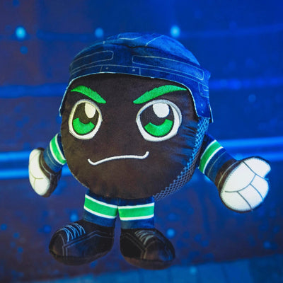 Bleacher Creatures Kuricha Plush - Vancouver Canucks Puck - TheHockeyShop.com