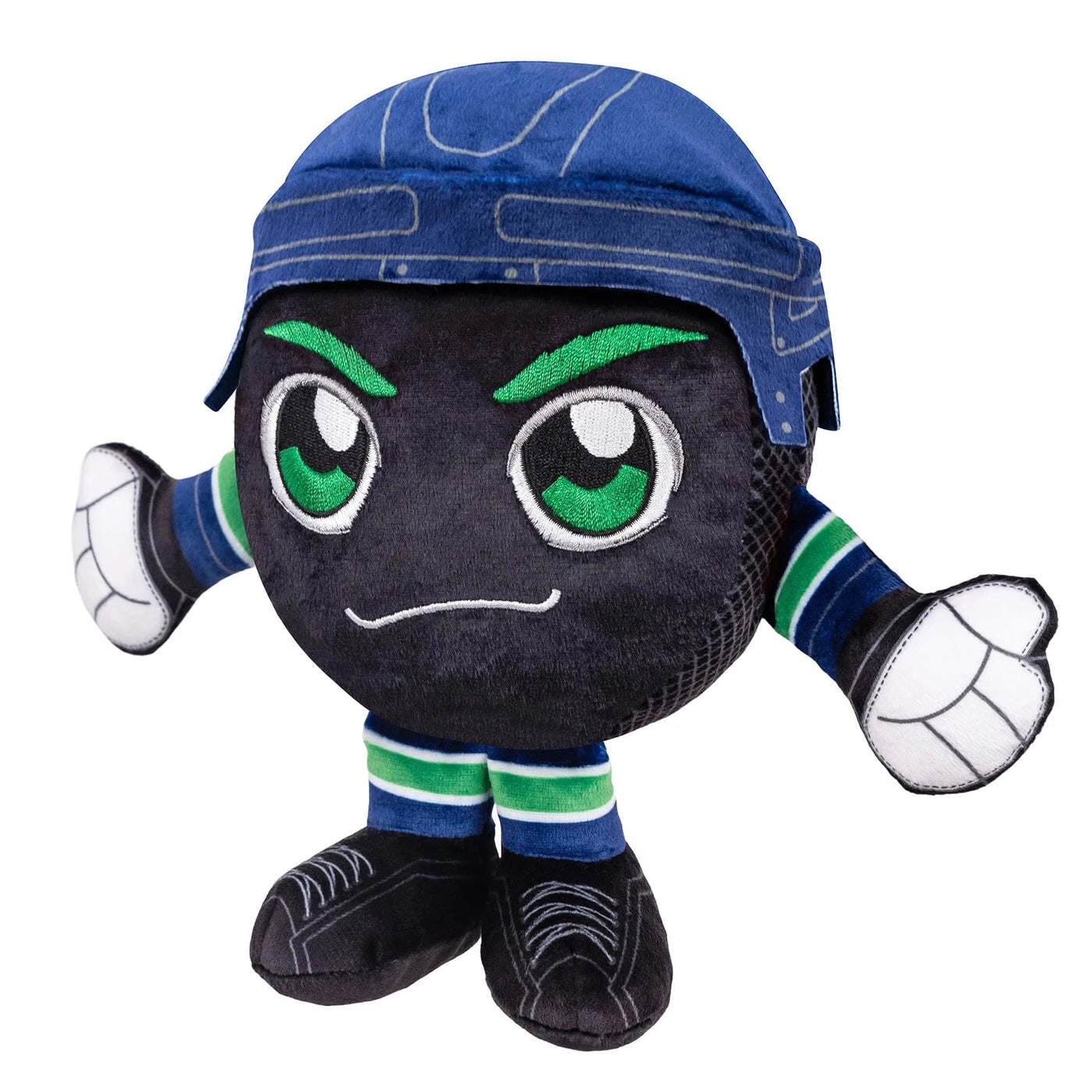 Bleacher Creatures Kuricha Plush - Vancouver Canucks Puck - TheHockeyShop.com