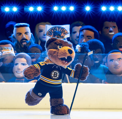Bleacher Creatures Mascot Plush Figure - Boston Bruins Blades - TheHockeyShop.com