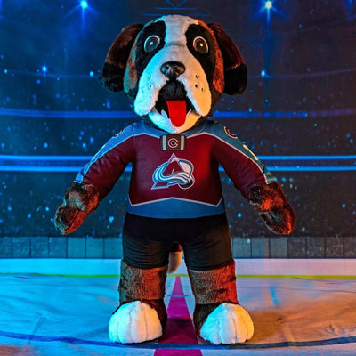 Bleacher Creatures Mascot Plush Figure - Colorado Avalanche Bernie Home Uniform - TheHockeyShop.com