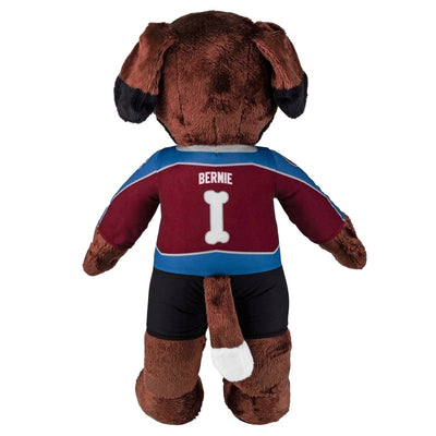 Bleacher Creatures Mascot Plush Figure - Colorado Avalanche Bernie Home Uniform - TheHockeyShop.com