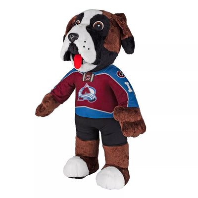 Bleacher Creatures Mascot Plush Figure - Colorado Avalanche Bernie Home Uniform - TheHockeyShop.com