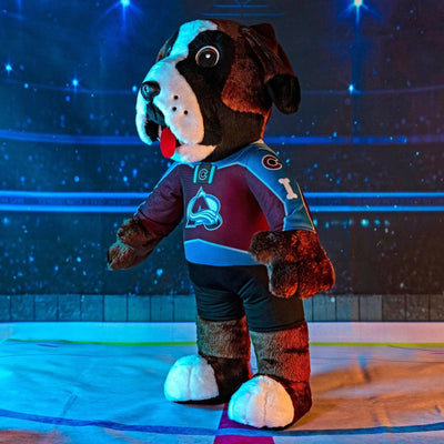 Bleacher Creatures Mascot Plush Figure - Colorado Avalanche Bernie Home Uniform - TheHockeyShop.com