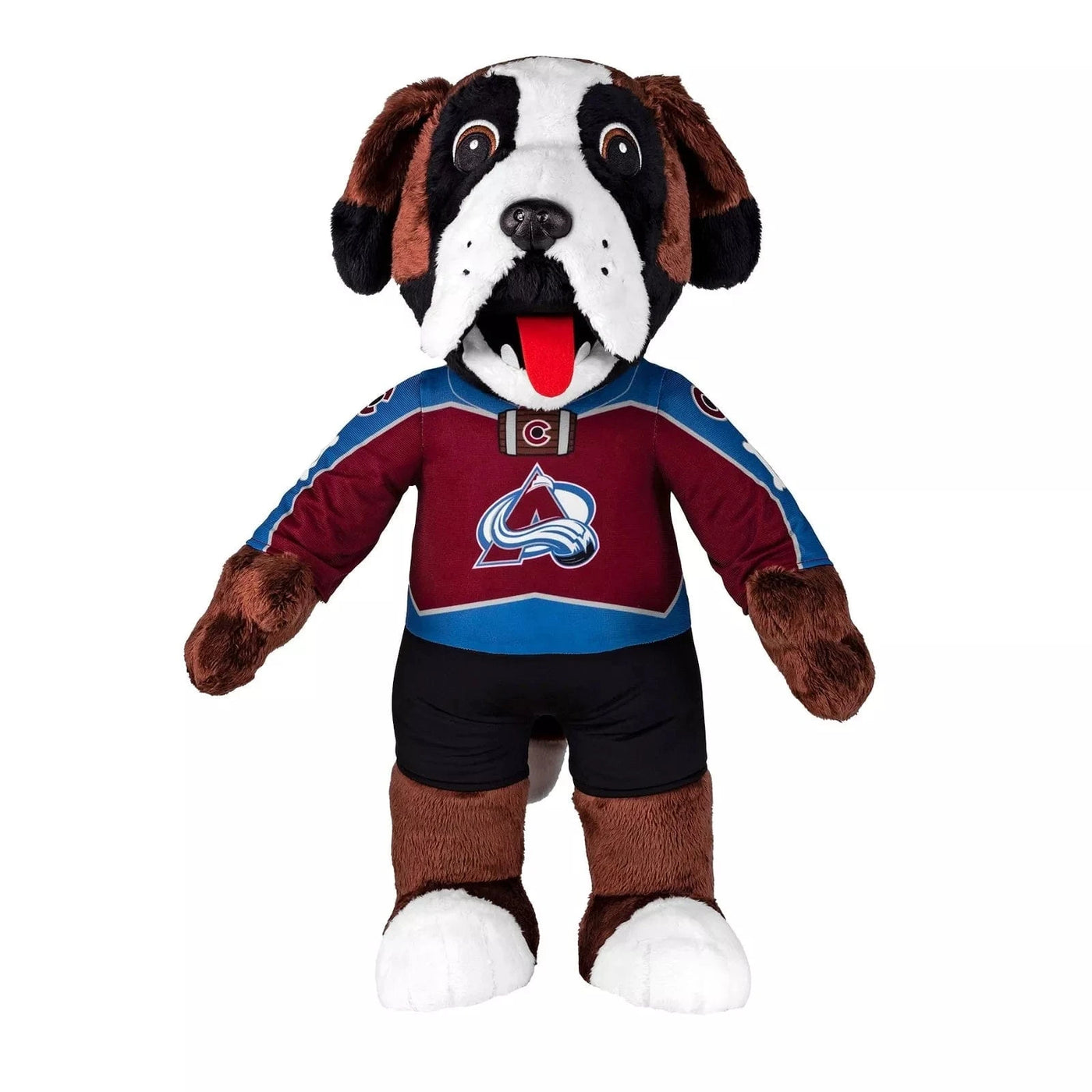 Bleacher Creatures Mascot Plush Figure - Colorado Avalanche Bernie Home Uniform - TheHockeyShop.com