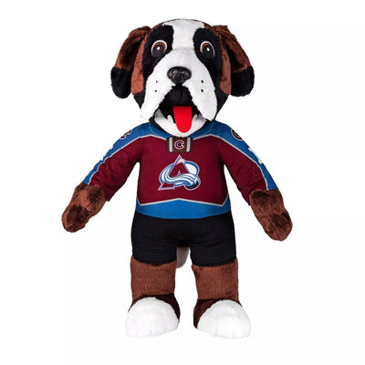 Bleacher Creatures Mascot Plush Figure - Colorado Avalanche Bernie Home Uniform - TheHockeyShop.com
