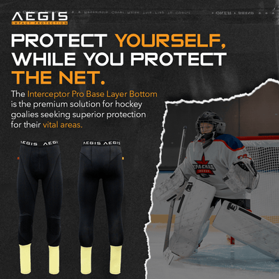 Aegis Interceptor Senior Goalie Baselayer Padded Pants - TheHockeyShop.com