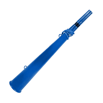 Blue Sports Plastic Cheer Horn With Whistle - TheHockeyShop.com