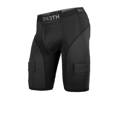 B3NTH Coast to Coast Senior Compression Jock Shorts - Black - The Hockey Shop Source For Sports