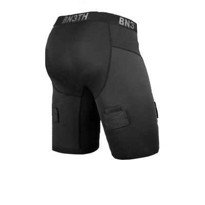 B3NTH Coast to Coast Senior Compression Jock Shorts - Black - The Hockey Shop Source For Sports