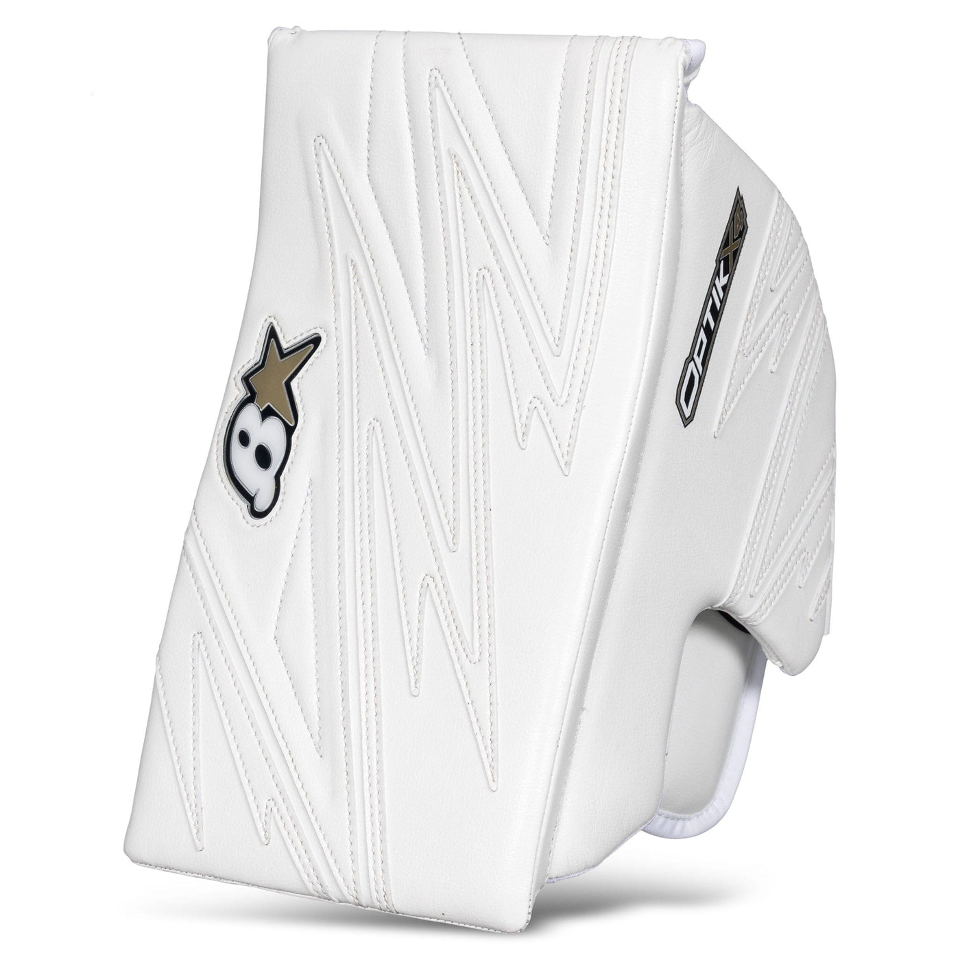 Brian's Blockers Brian's OPTIK X4 Junior Goalie Blocker White / Regular - TheHockeyShop